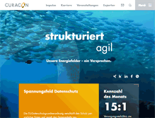 Tablet Screenshot of curacon.de